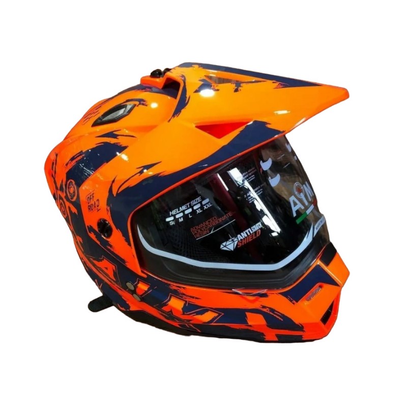 Шлем детский Aim JK802Y Orange/Blue