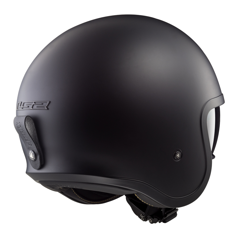 Мотошлем OF599 SPITFIRE SOLID (черный матовый М)