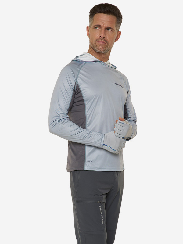 Лонгслив мужской Wave Big Logo 6614 Grey