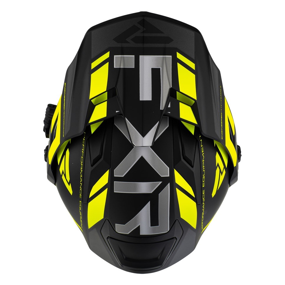 Шлем FXR Maverick X с подогревом ( Black/Hi Vis)
