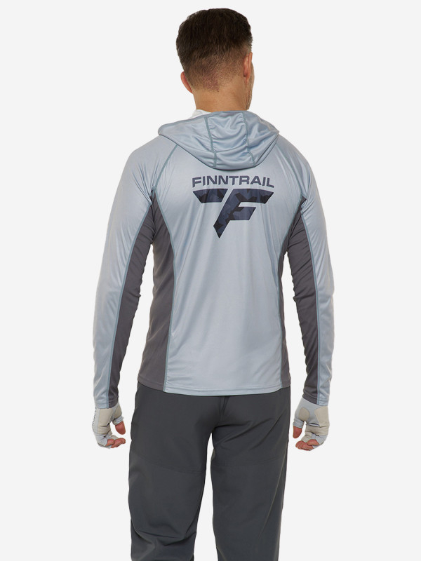 Лонгслив мужской Wave Big Logo 6614 Grey