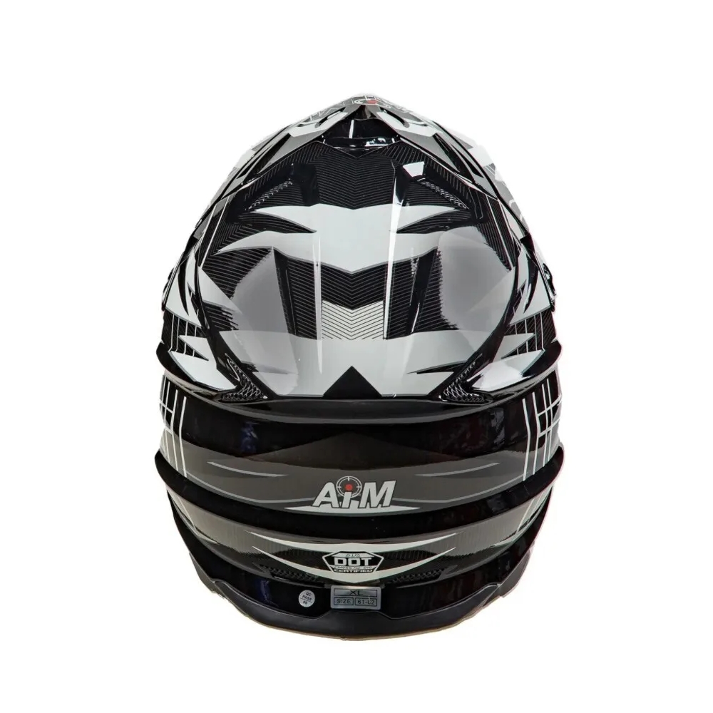 Шлем AiM JK803S White/Black, XL