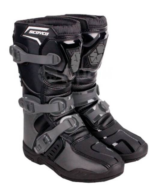 Ботинки, Scoyco, MBM008 Kid, черный, 35