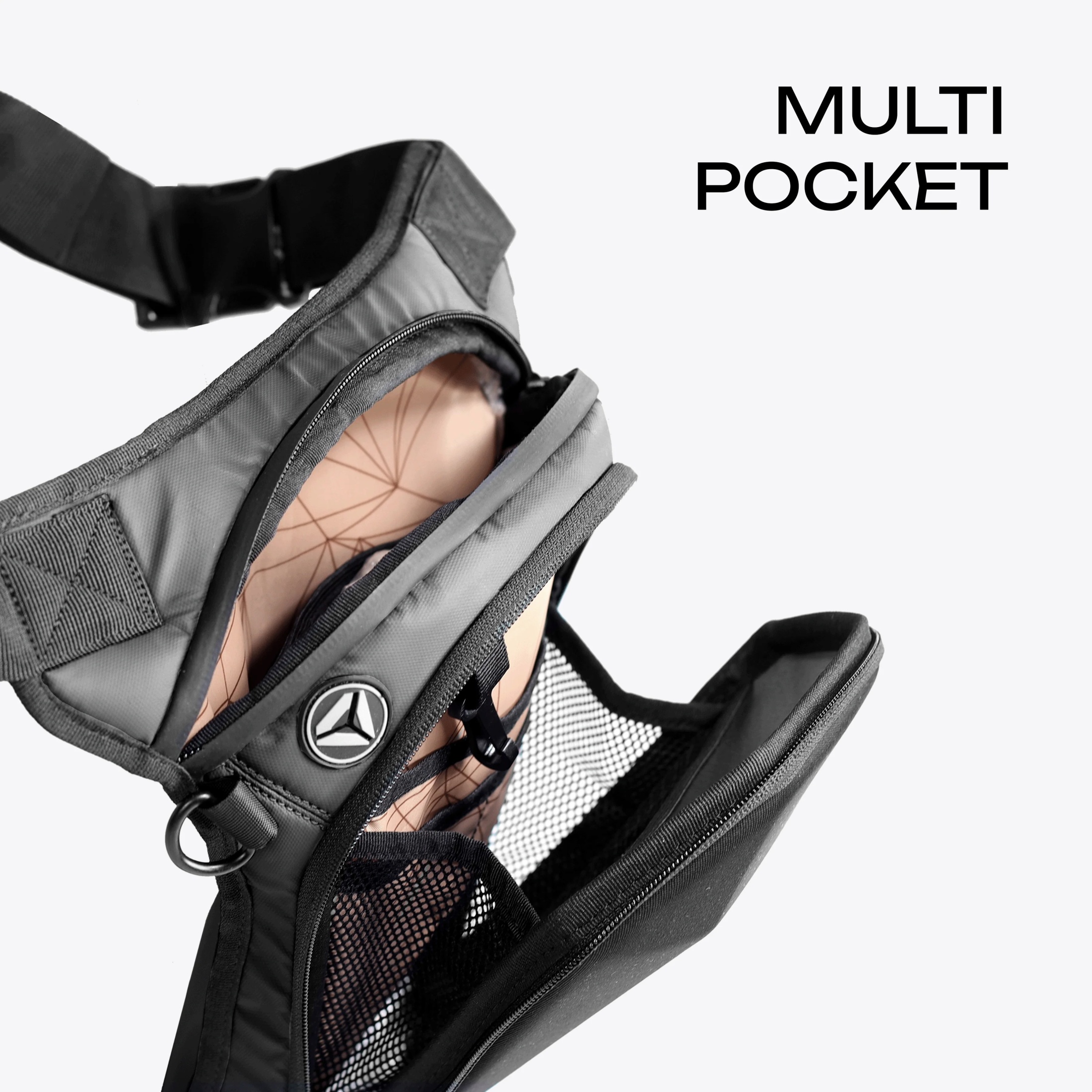 Сумка на пояс/бедро  Turtle Carbonado,черный