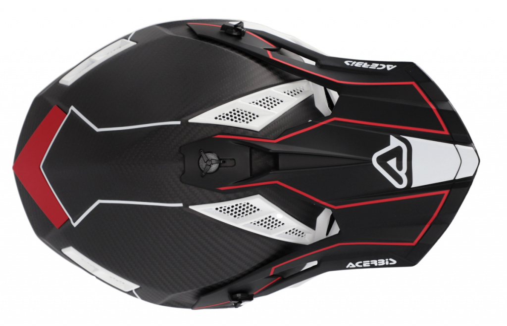 Шлем Acerbis STEEL CARBON 22-06 Black/Red, L