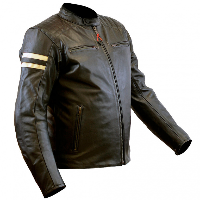 MCP Мотокуртка кожаная Brugge  (черный M)