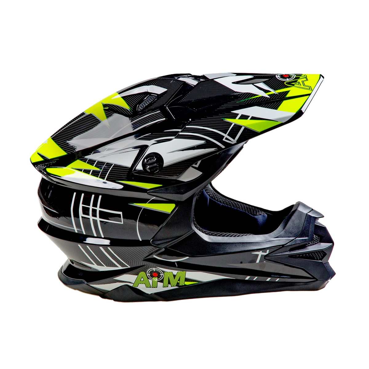 Шлем AiM JK803S Yellow/Black, L