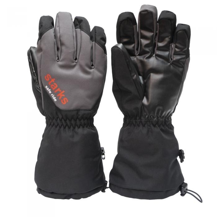 STARKS Перчатки Т1 муж. Серый/Черный (XL)