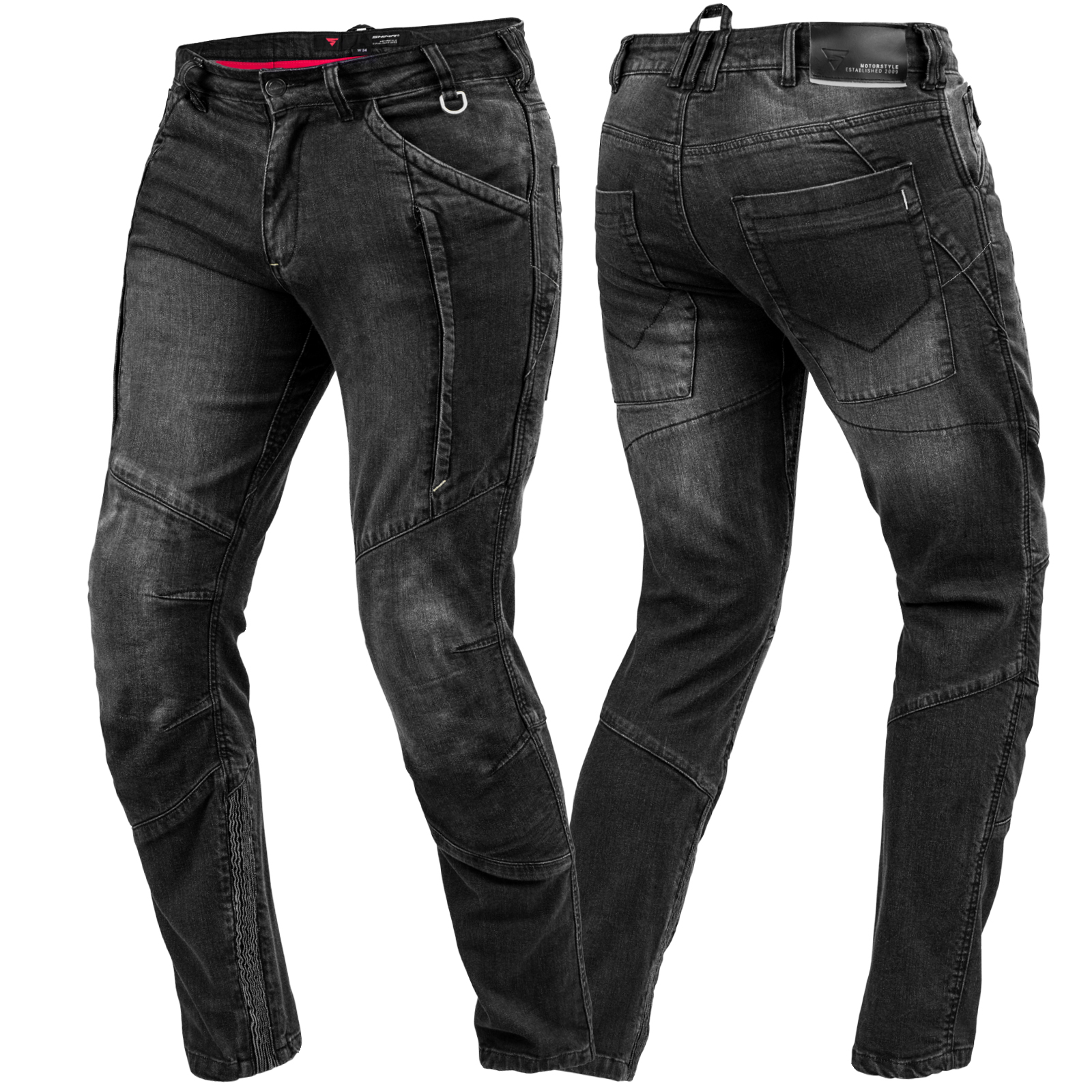 Мотоджинсы SHIMA GHOST JEANS BLACK 32