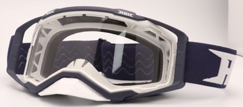 Очки RSX Blast белый/синий/синий  прозрачное  стекло, унив