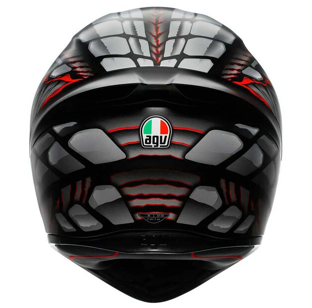 Шлем AGV K1 S E2206  Lyzard Black/Grey/Red