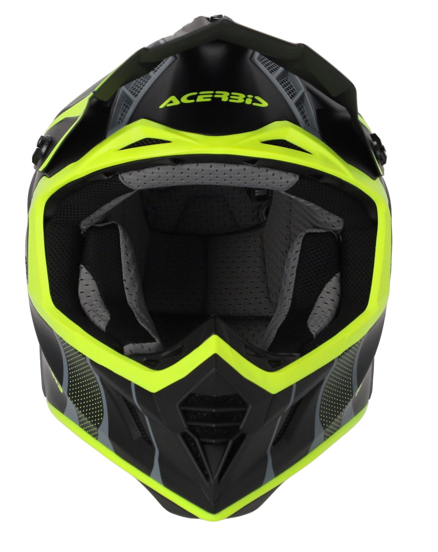 Шлем Acerbis X-TRACK Black/Fluo-Yellow