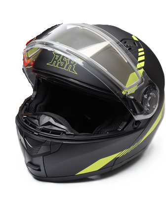 Шлем RSX Spark (HS-159) Winter ЧЕРНО-ЖЕЛТЫЙ МАТОВЫЙ