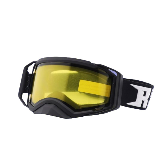 Очки RSX Blizzard Winter, черный/черный; двойное желтое стекло, унив.