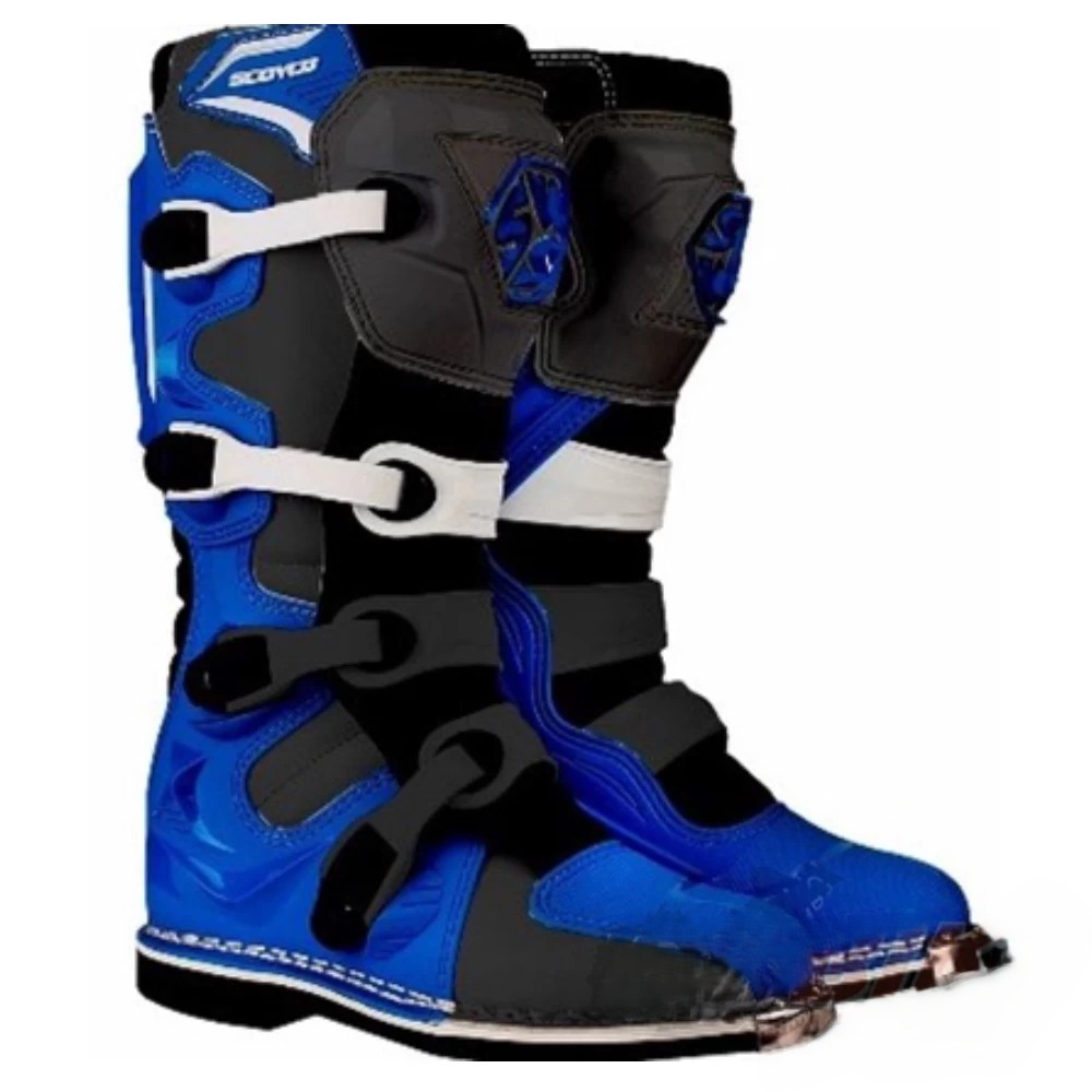 Ботинки, Scoyco, MBM006 TWL edition, синий, 40