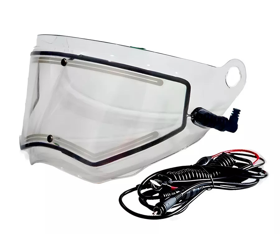 Визор с электрообогревом для шлема AIM JK802 Clear