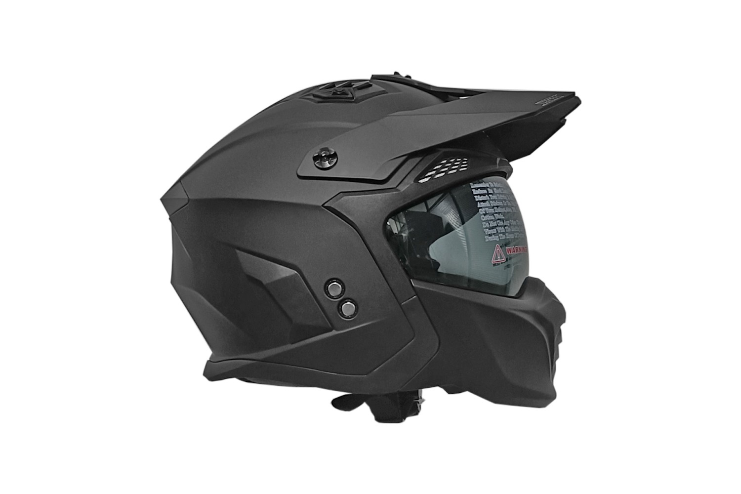 Шлем открытый RSX Samurai(711) ,черный матовый