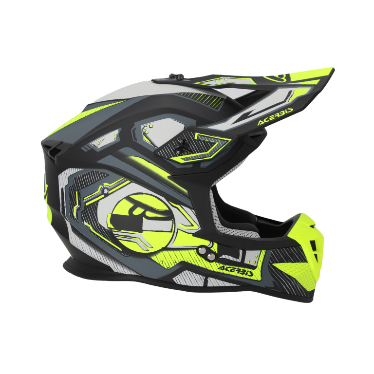 Шлем Acerbis LINEAR 22-06 Black/Fluo-Yellow