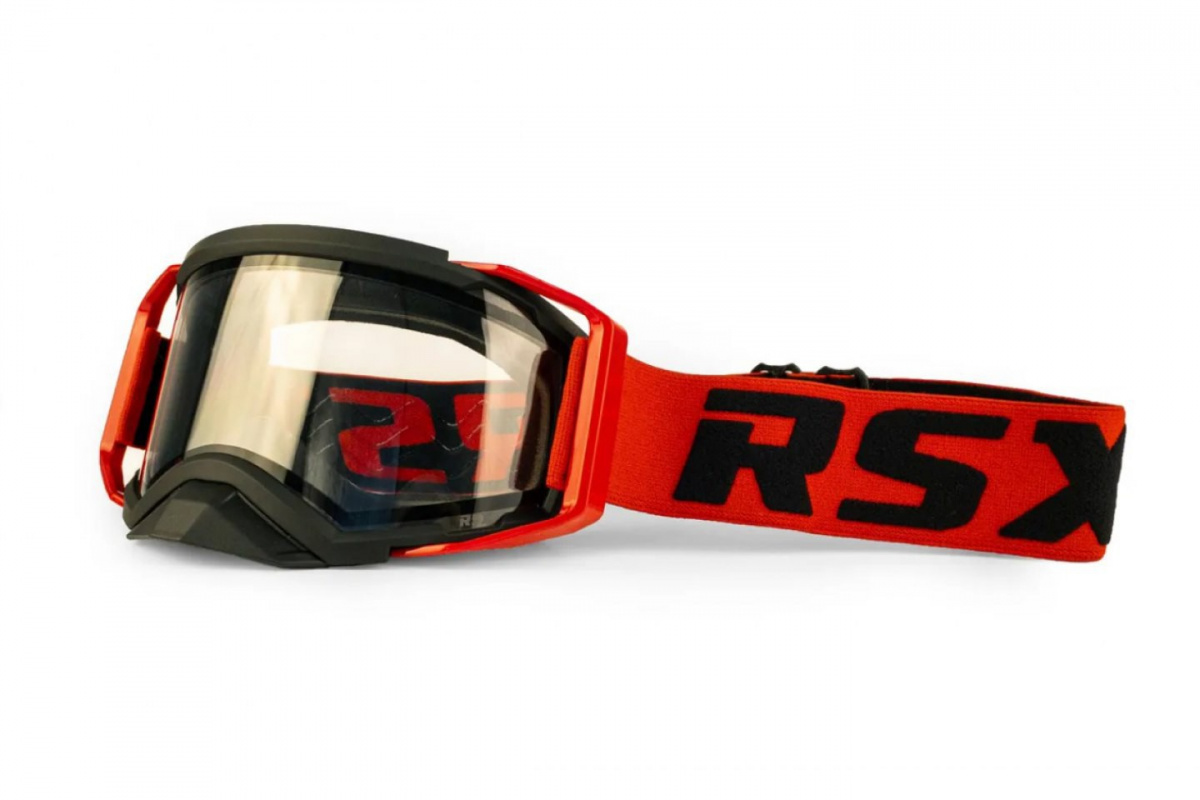 Очки RSX Blizzard Winter черный/красный/красный двойное прозрачное стекло