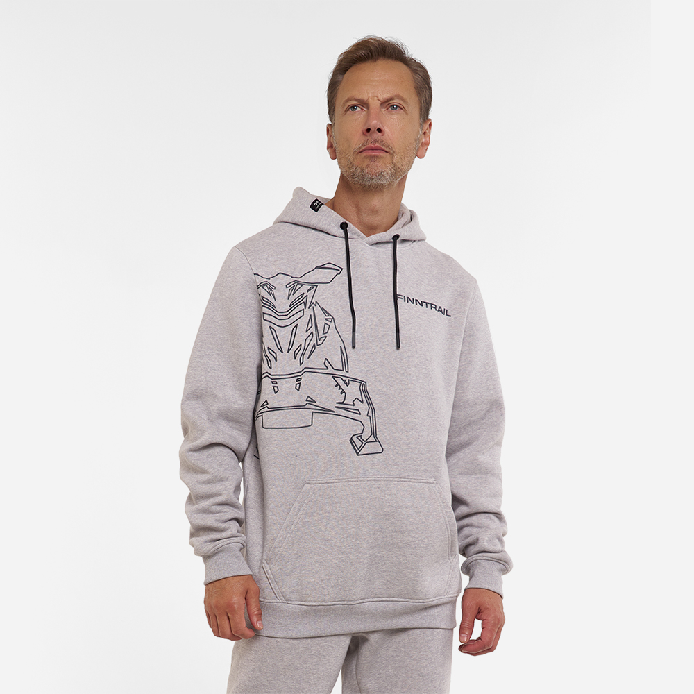 Худи Snowmobile 6815 Grey