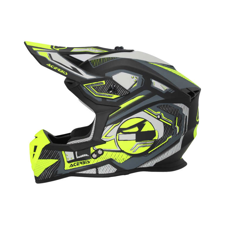 Шлем Acerbis LINEAR 22-06 Black/Fluo-Yellow