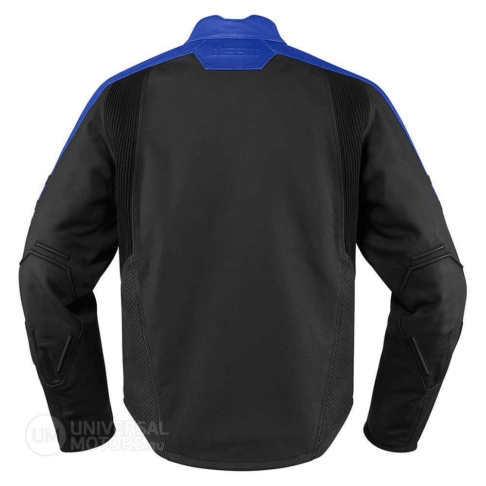 Куртка кожаная ICON  HYPERSPORT MOTORHEAD 2 синяя S