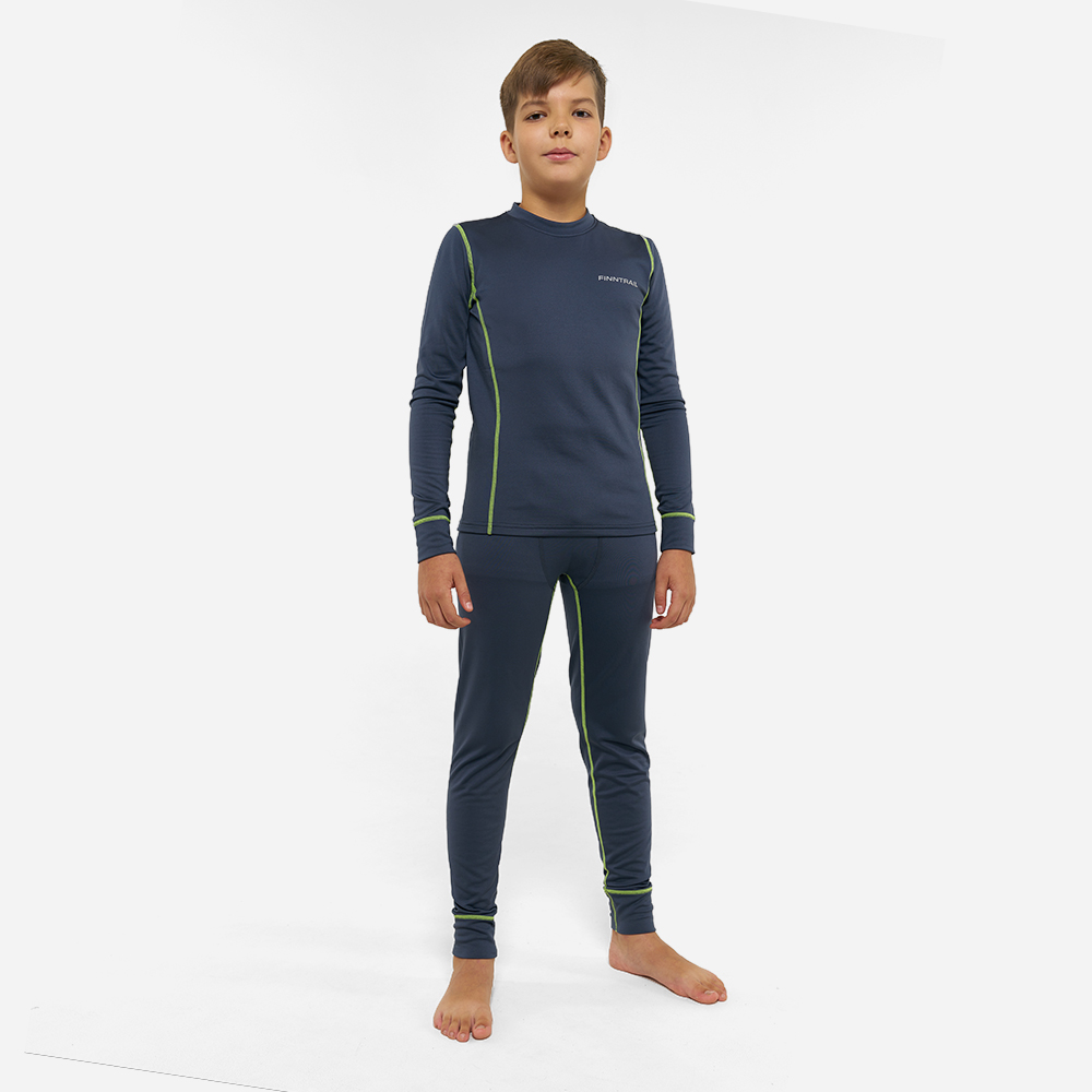 Термобелье детское Dino 6100 DarkGreyLime 
