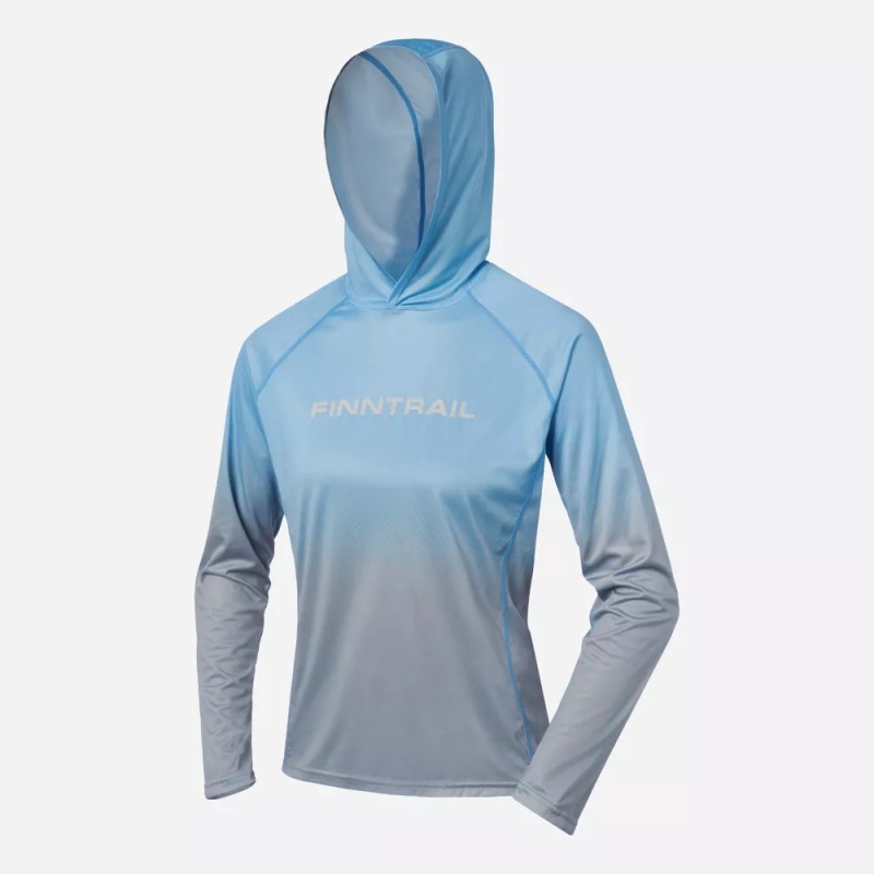 Лонгслив женский Venus Hood W 6621 LightBlue