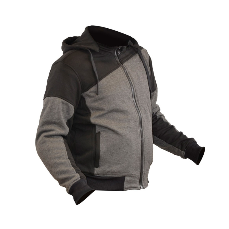 MCP Мотокуртка мужская Hoody (серо-черный, Grey-Black, L)