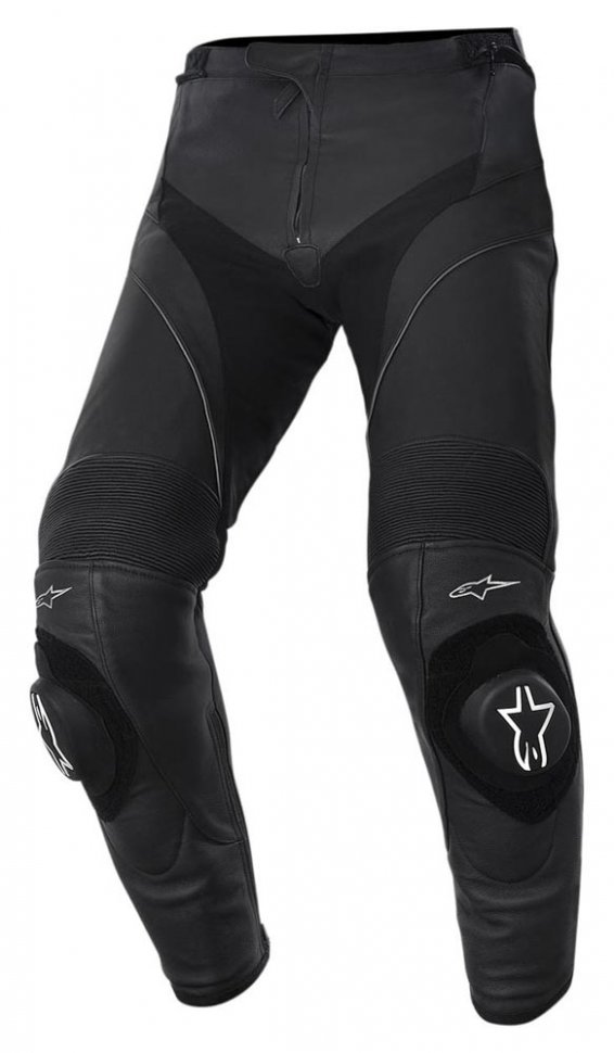 Мотобрюки кожаные MISSILE SHORT (черный,10,50)