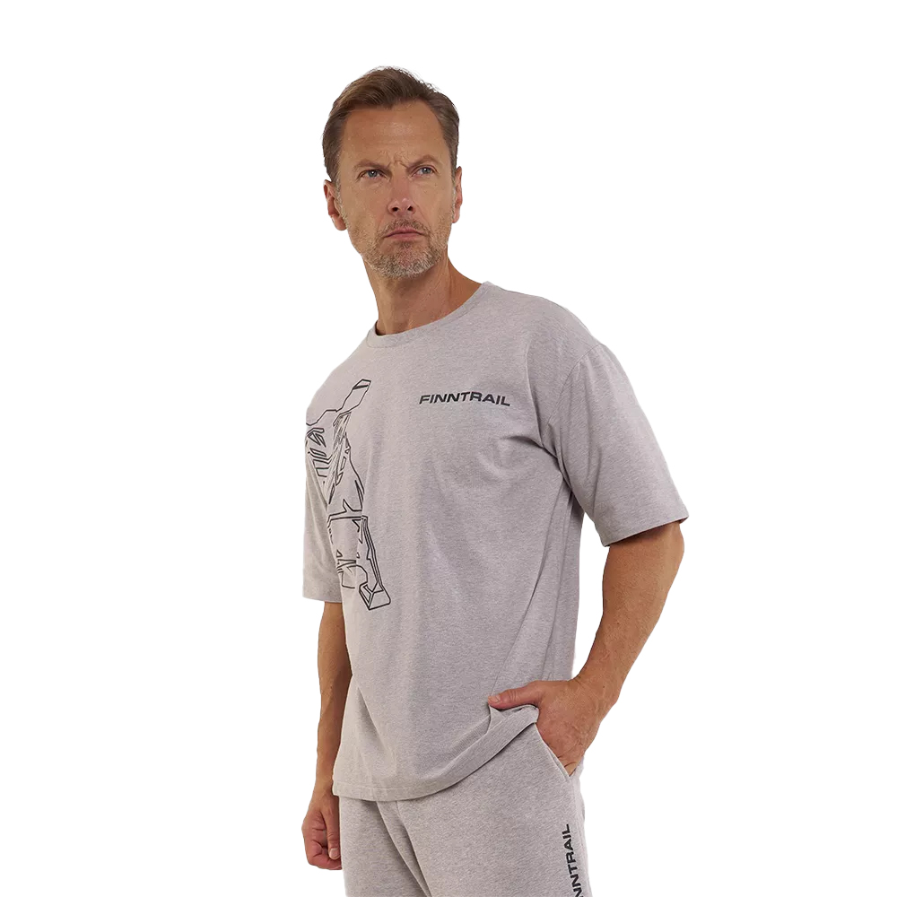 Футболка Snowmobile 6715 Grey