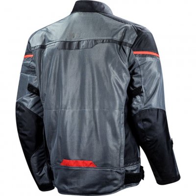 LS2 Мотокуртка RIVA MAN JACKET (черно-темно-серо-красный L)