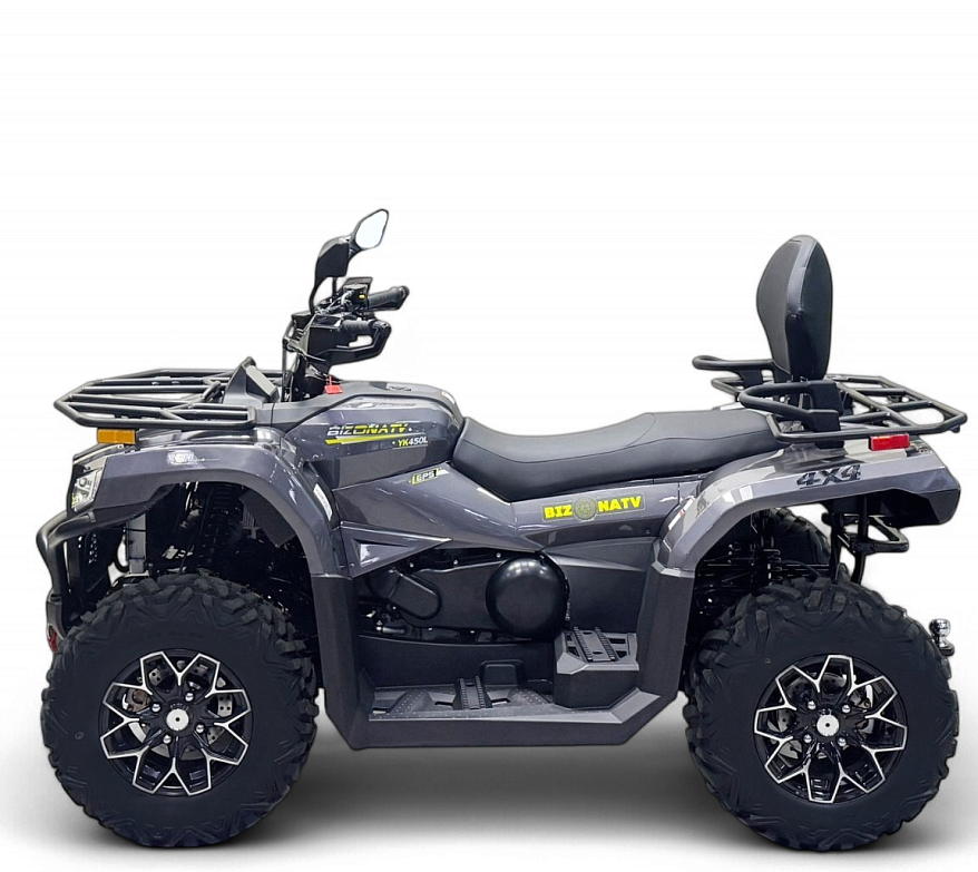 Квадроцикл Bizon YK450A (ПТС) (Серый)