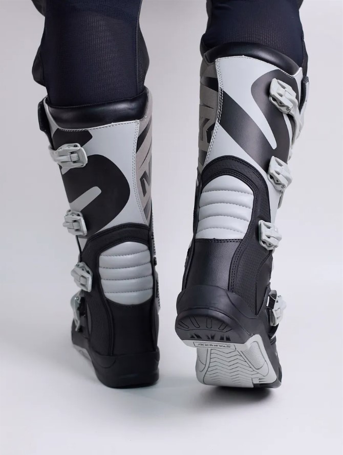 Мотоботы STAREZZI MILANO, BLACK/GREY, 42