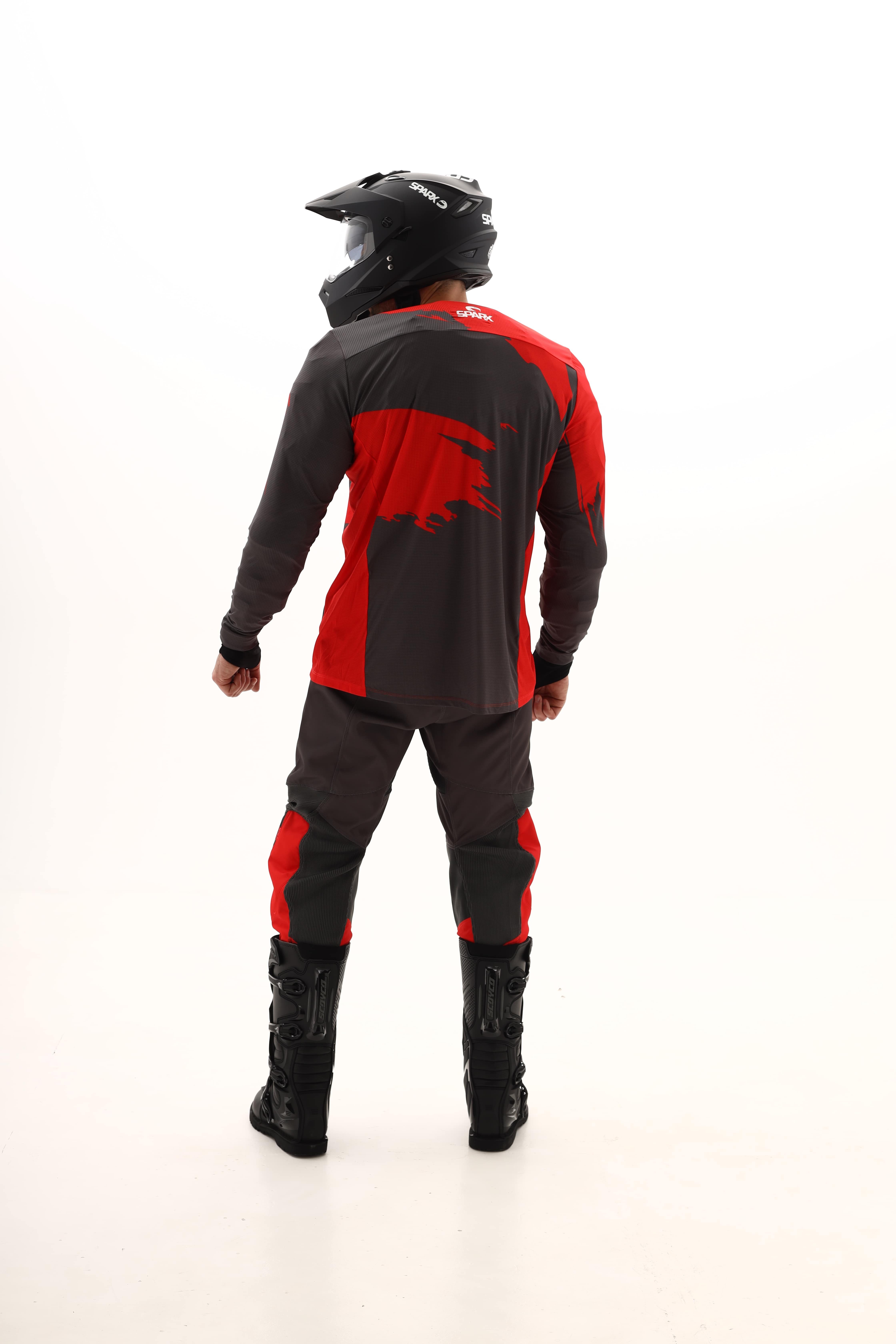 Эндуро комплект Sparx, EX01 VENUM, серо-красный