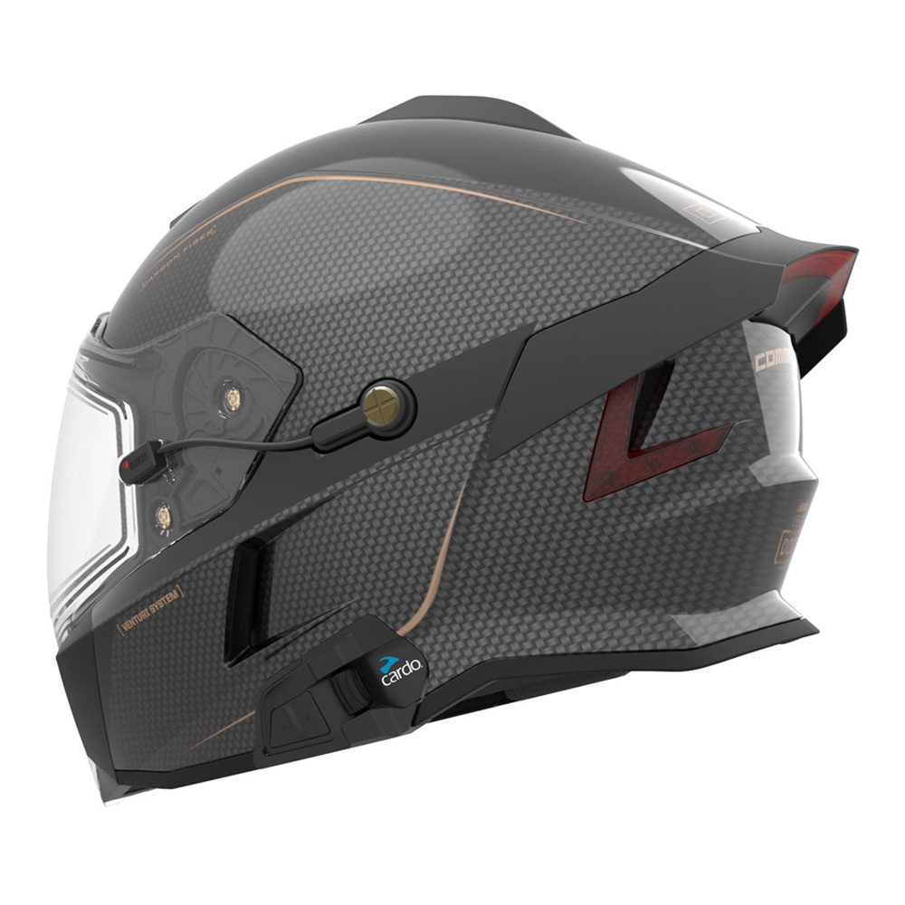 Шлем 509 Delta V Carbon Commander с подогревом (Black Gold)