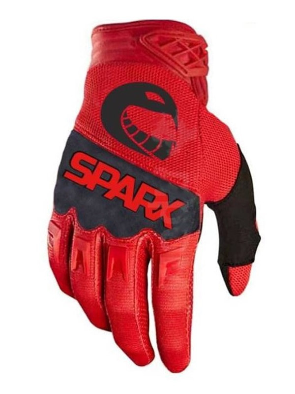 Мотоперчатки текстильные, Sparx, FX02 K, красный