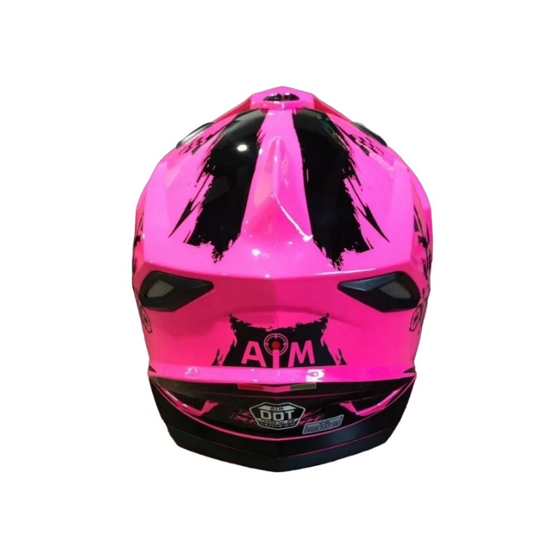 Шлем детский Aim JK802Y Pink/Black