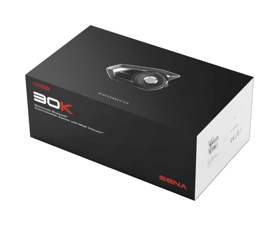 Комплект Bluetooth-гарнитура и интерком SENA 30К-03 (2 гарнитуры)