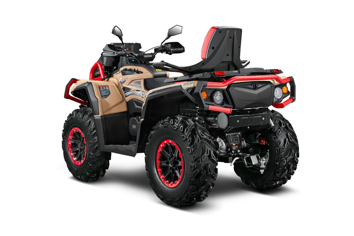 Квадроцикл AODES Pathcross MAX 650 MUD PRO красно-коричневый