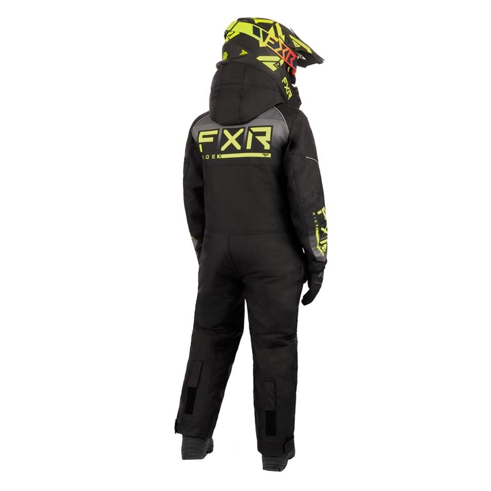 Комбинезон FXR Recruit c утеплителем (BlacK/Char/Hi Vis, XS)