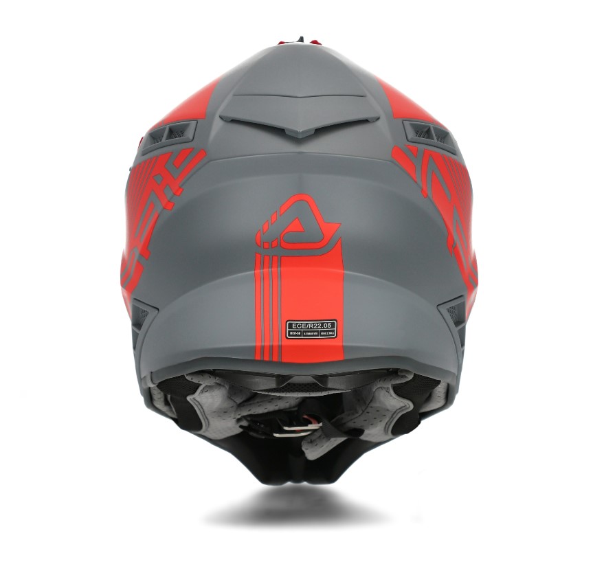 Шлем Acerbis X-TRACK Grey/Red, XS