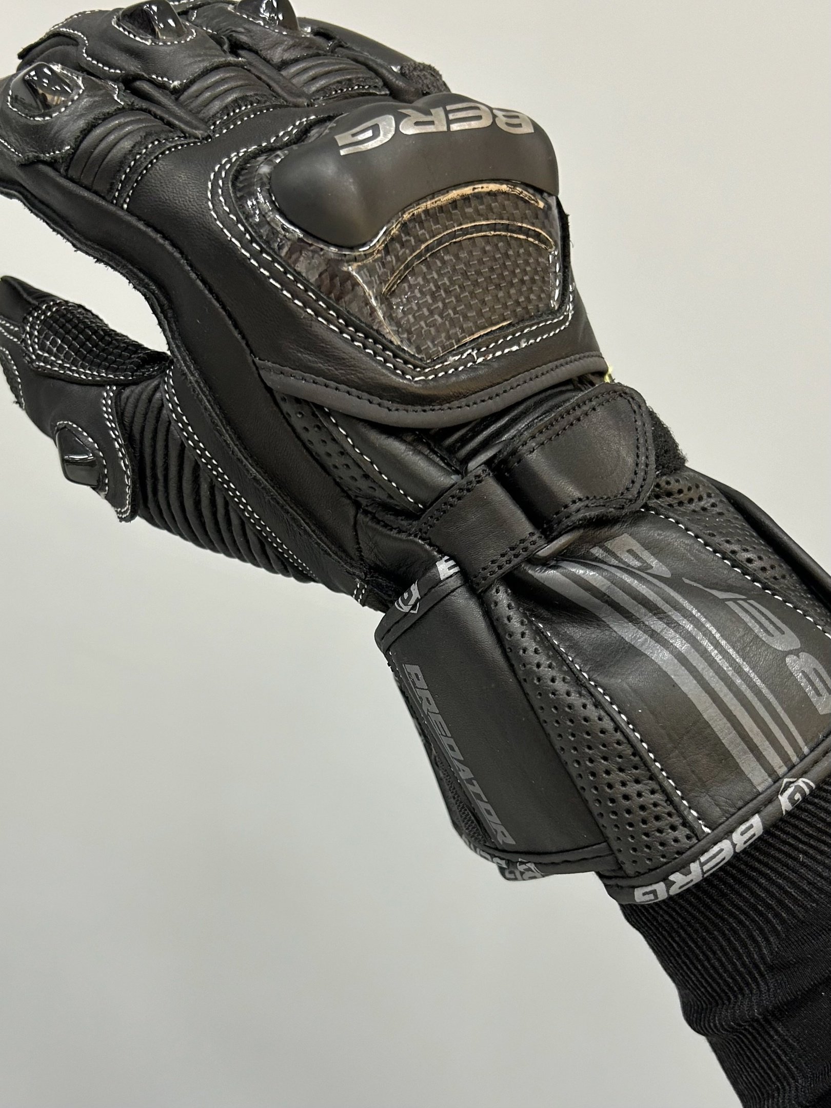 Мото перчатки Predator Black