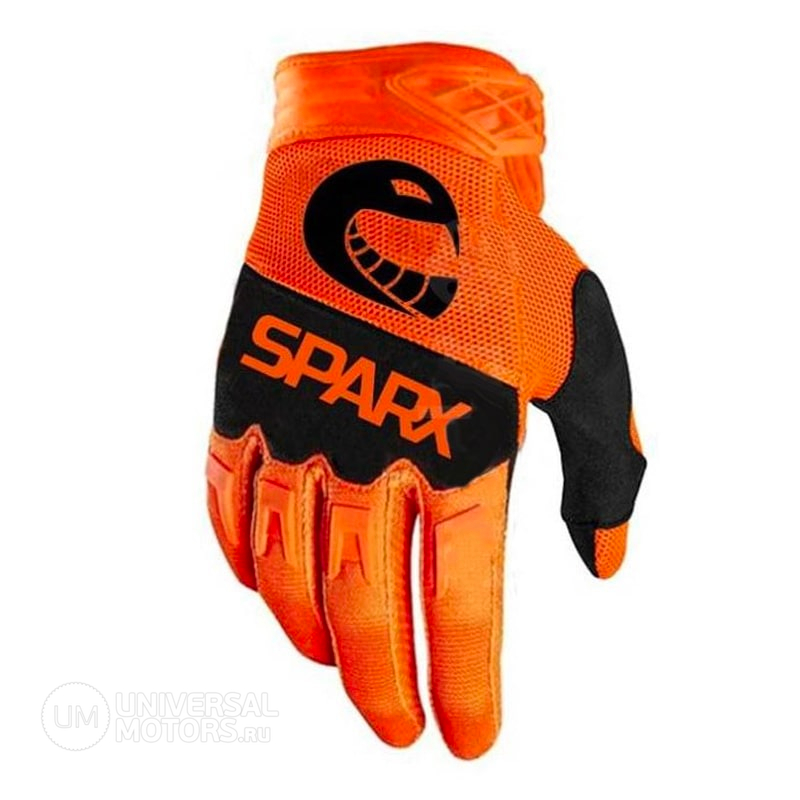 Мотоперчатки текстильные, Sparx, FX02 K, оранжевый