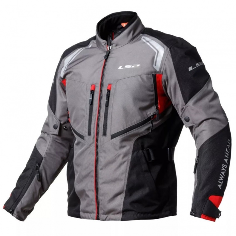 MJ068LS2 Мотокуртка GALLANT MEN JACKET (черно-серый 5XL)
