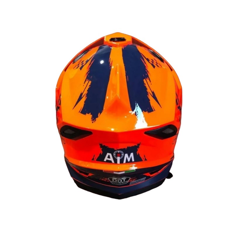 Шлем детский Aim JK802Y Orange/Blue