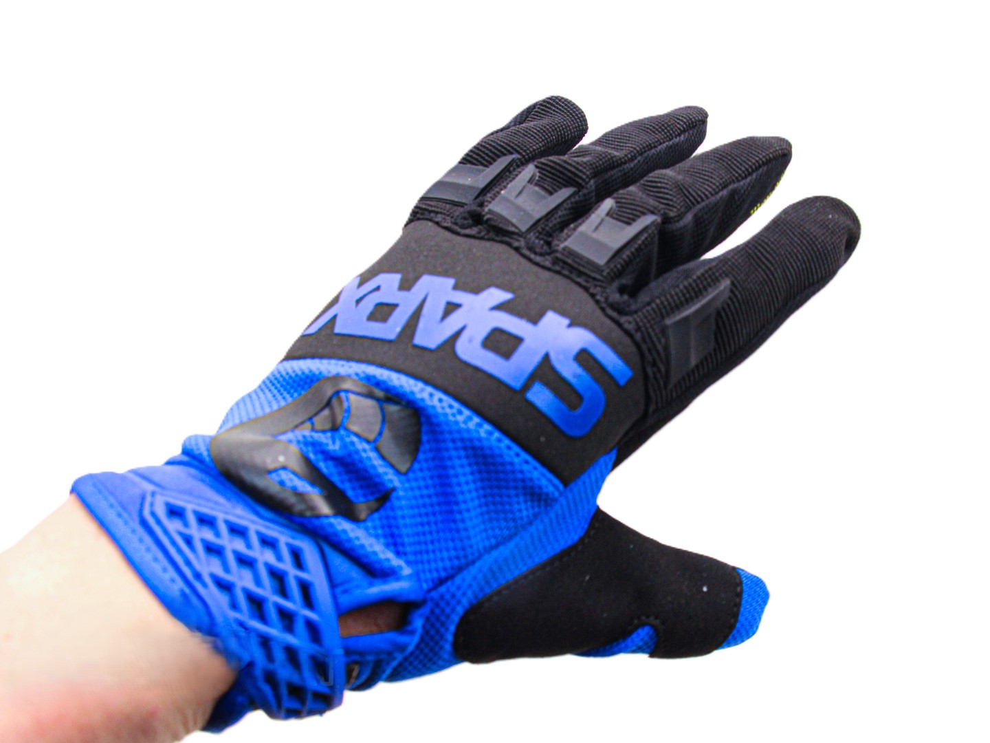 Мотоперчатки текстильные, Sparx, FX02, синий, M