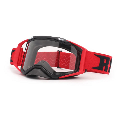 Очки RSX Blast черный/красный/красный  прозрачное стекло, унив