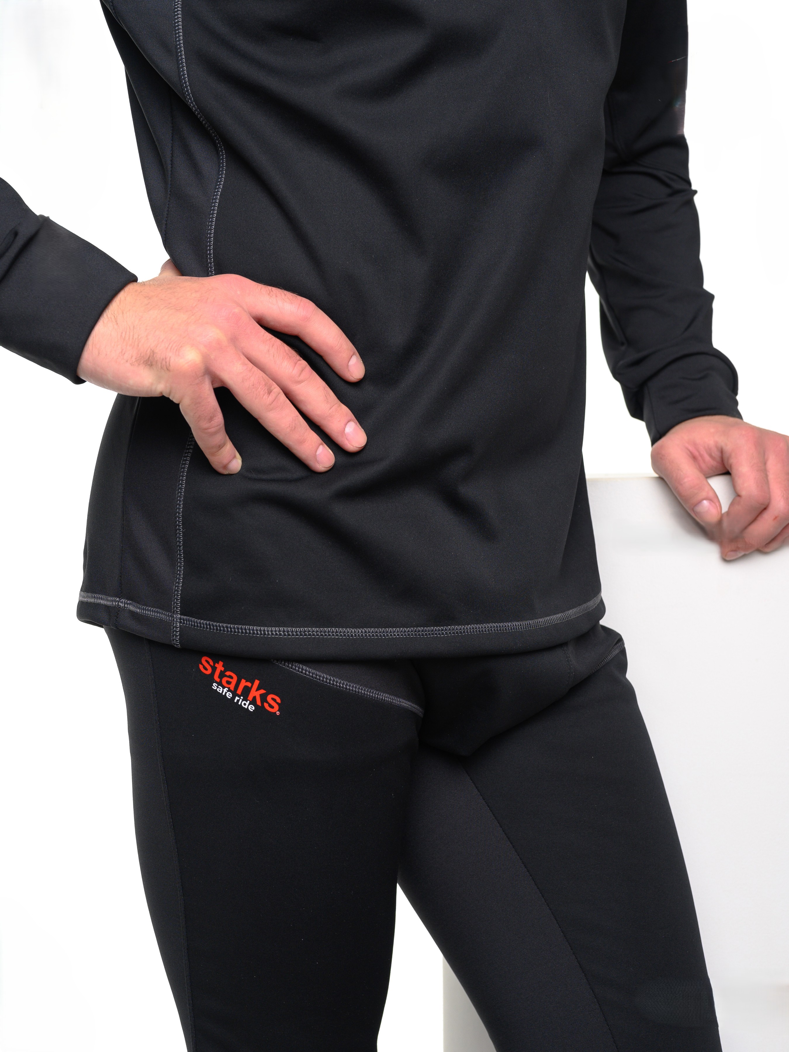 STARKS Кофта WARM Long Shirt Extreme  (муж.,XXXL,черный)