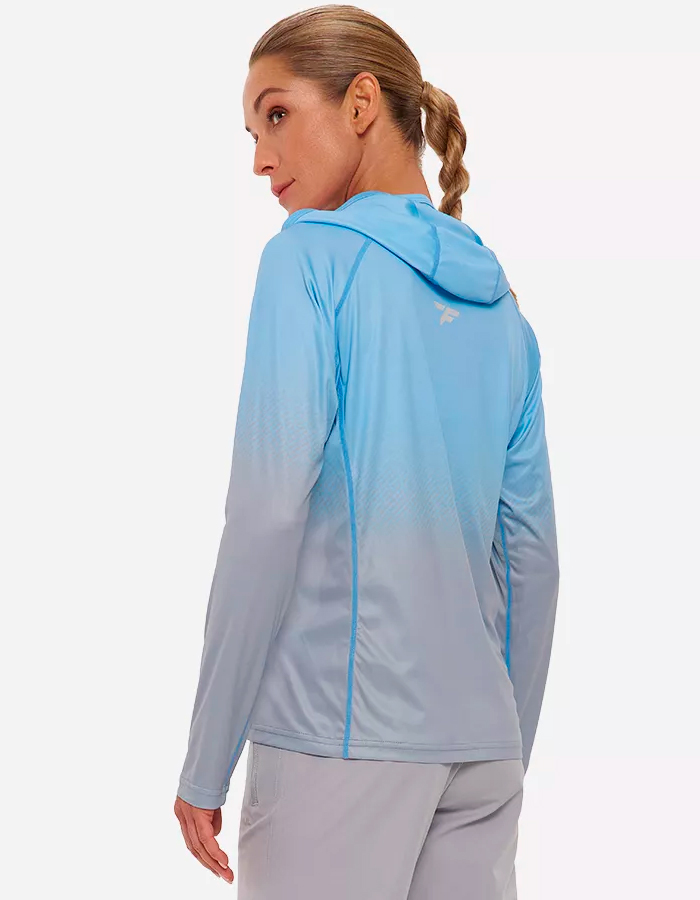 Лонгслив женский Venus Hood W 6621 LightBlue